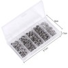 Ejoyous Fishing Split Rings Split Rings Stainless Steel 200 Pieces