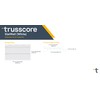Trusscore SlatWall 12" Sample (White)