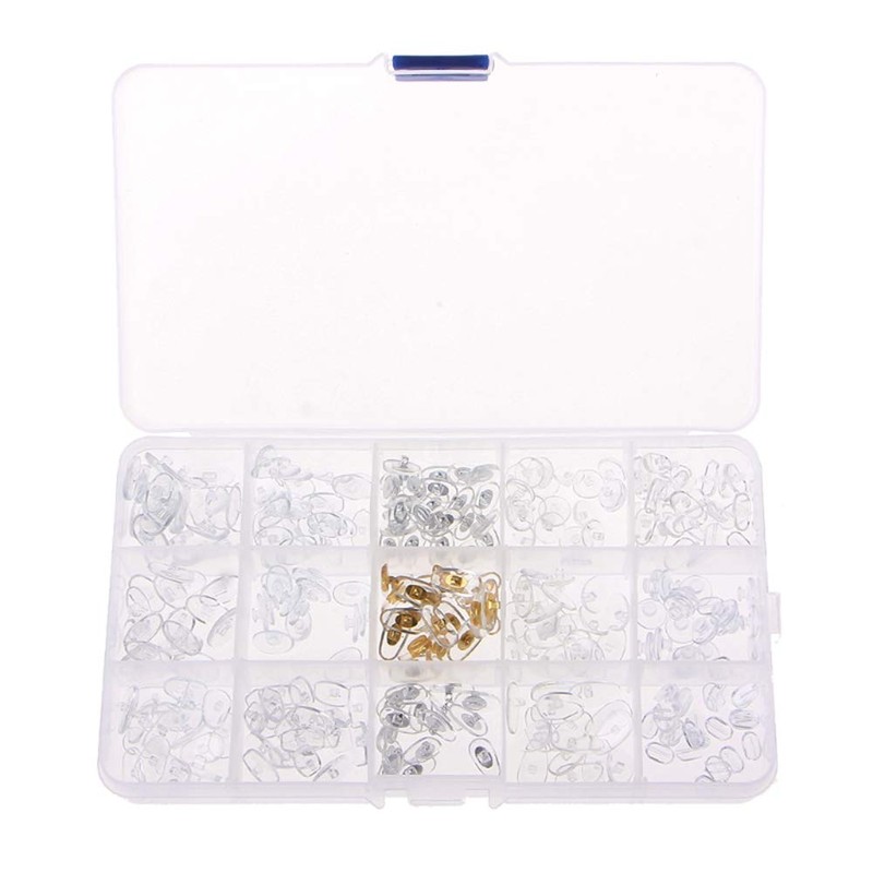 Gasea 150pcs 15 Style Nose Pads Set, Ultra-Soft PVC Anti