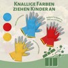 3 Pairs of Work Gloves with Natural Latex Layer and