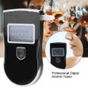 Professional Digital Breath Alcohol Tester High Precision Portable Black