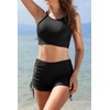 SHEKINI Women's Bikini Sets Criss Cross Top with High Waisted