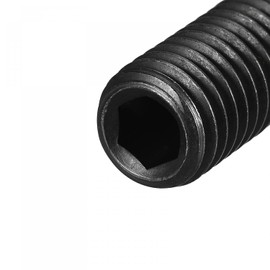 DOJA Industrial | Allen Threaded Metric Headless Screws | M3 x 20 mm | PACK 20 | Hex Socket Wrench Set Stud Steel Screw | Hexagon Chamfered End Point | Grub Screw Hex Head | Alan Key Door Handle