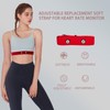 Fitcent Replacement Heart Rate Monitor Strap Adjustable Soft Strap Compatible