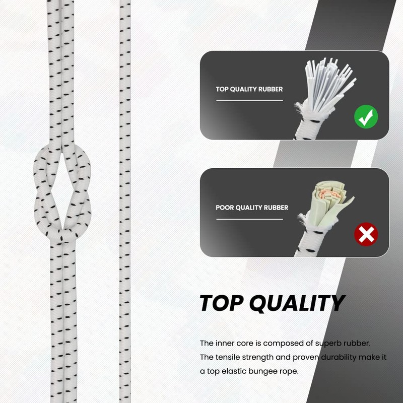 Abma Cord Bungee Cord 100% Stretch 3mm 30M Elastic Shock
