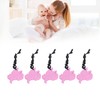 5Pcs Chew Necklace Food Grade Silicone Chewing Pendant for Toddlers