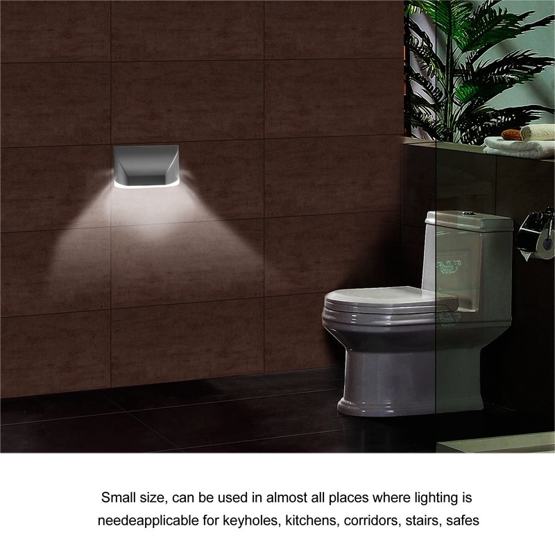 Topyond Motion Sensor Night Light, Keyhole Light with 4 LED
