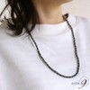 Terahertz Mineral Rubber Necklace, Magnetic Hematite, Health Accessory, Elastic Rubber