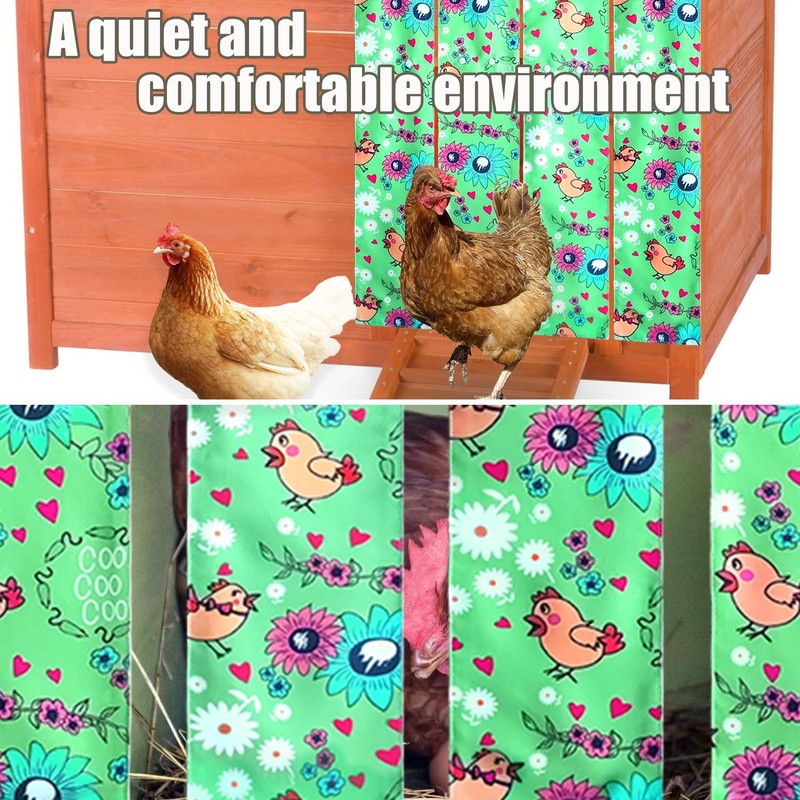 Chicken Nest Box Curtains - Home Partition Curtain for Laying