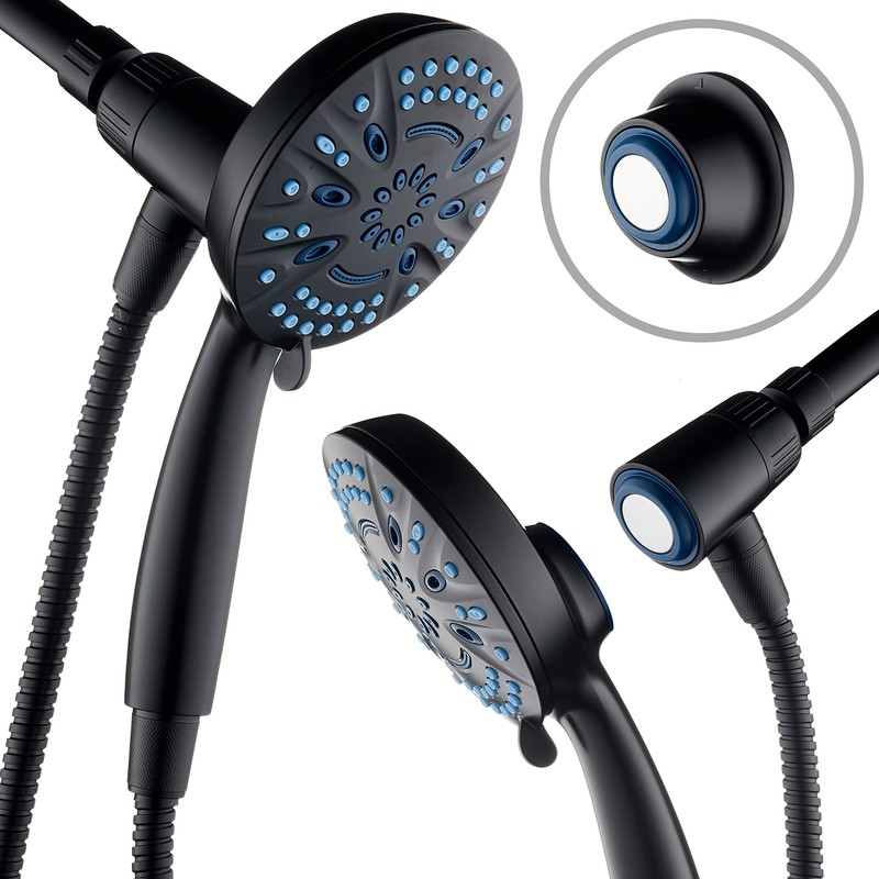 AquaCare Magneton High-Pressure 8-mode Handheld Shower Head with Magnetic Guidance