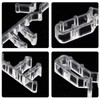 NOLITOY 12pcs Clear Hidden Valance Clips for Window Blinds Blind