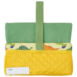 Skater KBS1-A Shoe Bag, 11.8 x 9.1 inches (30 x 23 cm), Dinosaurus Picture