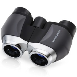 PYKES PEAK Binoculars for Live Use, 10x Lightweight, 6.1 oz (175 g), Compact, High Magnification, Concerts, Sports Watching, Outdoors