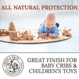 Tried & True Superior Varnish Oil Wood Finish, Quart - Natural Pine Resin & Linseed Oil, Ideal for Interior Furniture, Tables, Countertops - Non-Toxic, Scratch Resistant & Durable