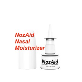 NozAid Nasal Moisturizer Spray (2 Pack) w/Sesame Oil .34 Oz - Moisturizing Lubricant for Dry, Crusty, Cracked, Stuffy Nose Relief, Nosebleeds, Clear Breathing - Fragrance and Preservative Free (2)
