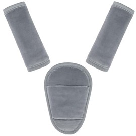 3 almohadillas para correas de asiento de coche para bebé, almohadillas suaves para correa de hombro y entrepierna para recién nacido, almohadillas universales para correas de hombro para