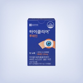 Chong Kun Dang iClear Eye Love Cha Inpyo Lutein Capsule 1 Box IClear / 종근당 아이클리어 눈사랑 차인표 루테인 캡슐 1박스 아이크리어