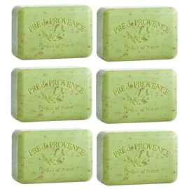Pre de Provence 150g Soap Bar, Pack of 6 - Lime Zest