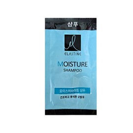LG Household & Health Care Elastine Moisture Shampoo 8ml 1 Pack Disposable Travel Amenities Hotel/Motel Pouch / 엘라스틴 모이스처 샴푸 8ml 1개 일회용 여행용 비품 호텔 모텔 파우치