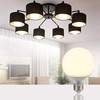 Lxcom Lighting G95 LED Bulbs 9W Globe Vanity Light Bulbs