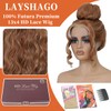 Synthetic Lace Front Wigs Pre Plucked Long Wavy 13x4 HD