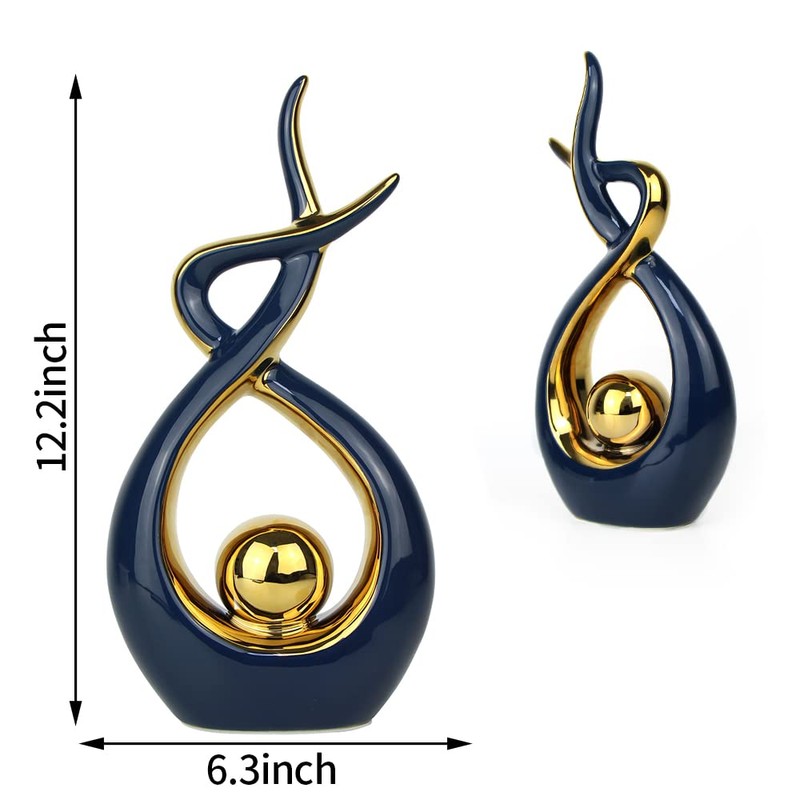 Norrclp Home Decor Modern Abstract Art Ceramic Statue table decorations