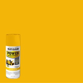 Rust-Oleum Power & Equipment Enamel Spray Paint, 12 oz, Gloss Outdoor Yellow