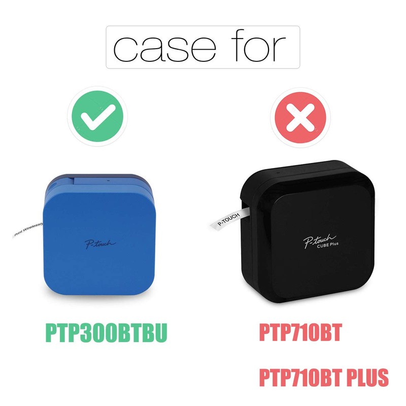 co2CREA Hard Case Bag for Brother Ptouch Label Writer P-TOUCH