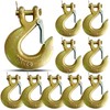 1/4" Clevis Slip Hook, 10 Pack Heavy Duty G70 Steel