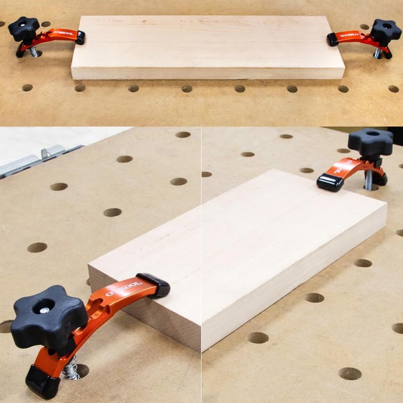 O'SKOOL Positionable T-Track Hold Down Clamp Kit, 5-3/8" L x