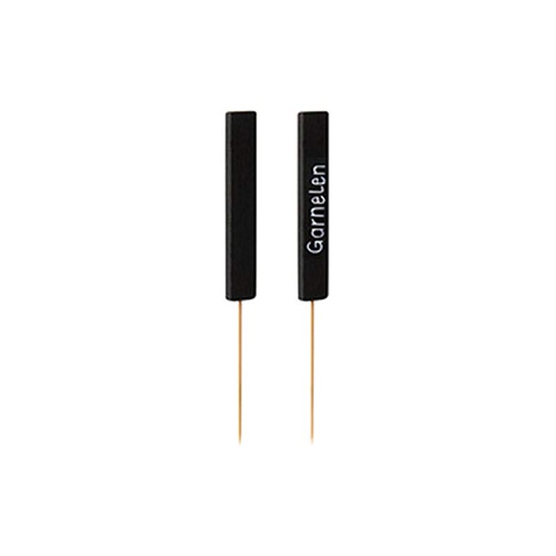 PAPSTAR 87201, 100 Fingerfood-Spieße, beschreibbare Kreidetafel, Länge 9 cm, Blackboard,