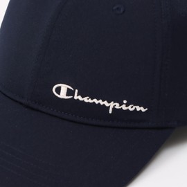 Champion Sports Cap 100% Polyester Script Embroidery Men's Cap Tech Weave(R) C3-BG701C Men's, navy, Free size