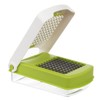 PrepWorks Compact Veggie Chopper – Space-Saving Manual Vegetable Cutter, Easy-to-Use,