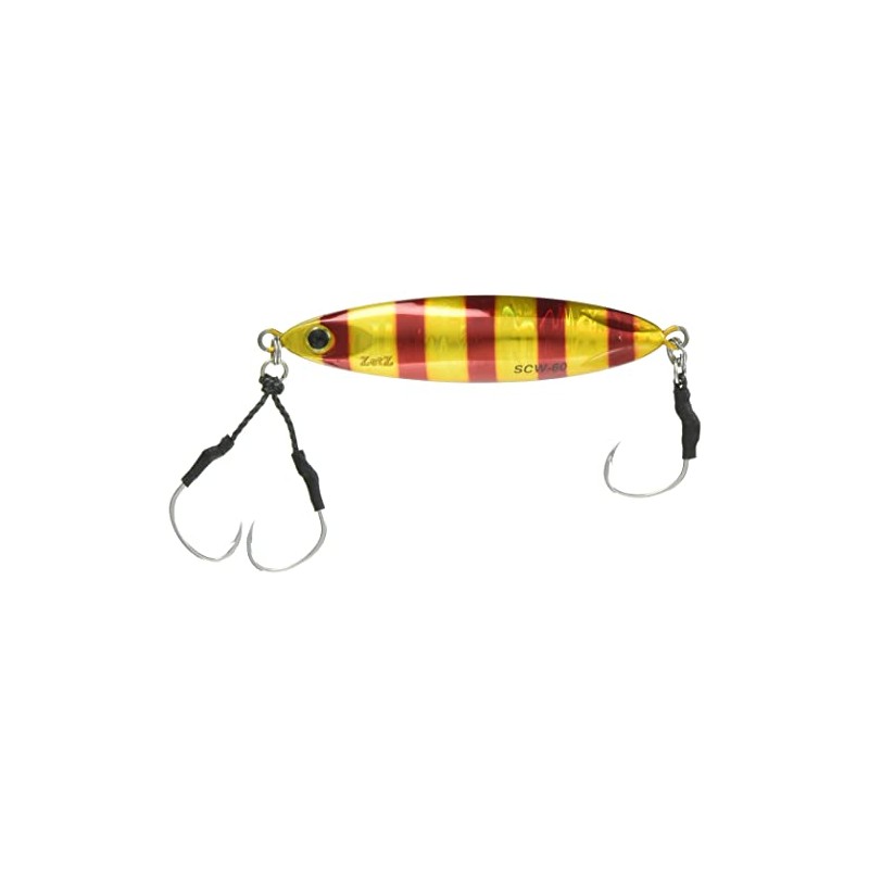 Palms MG-556 SCW-60 Metal Jig, Slow Brat Cast Lure, Wide,