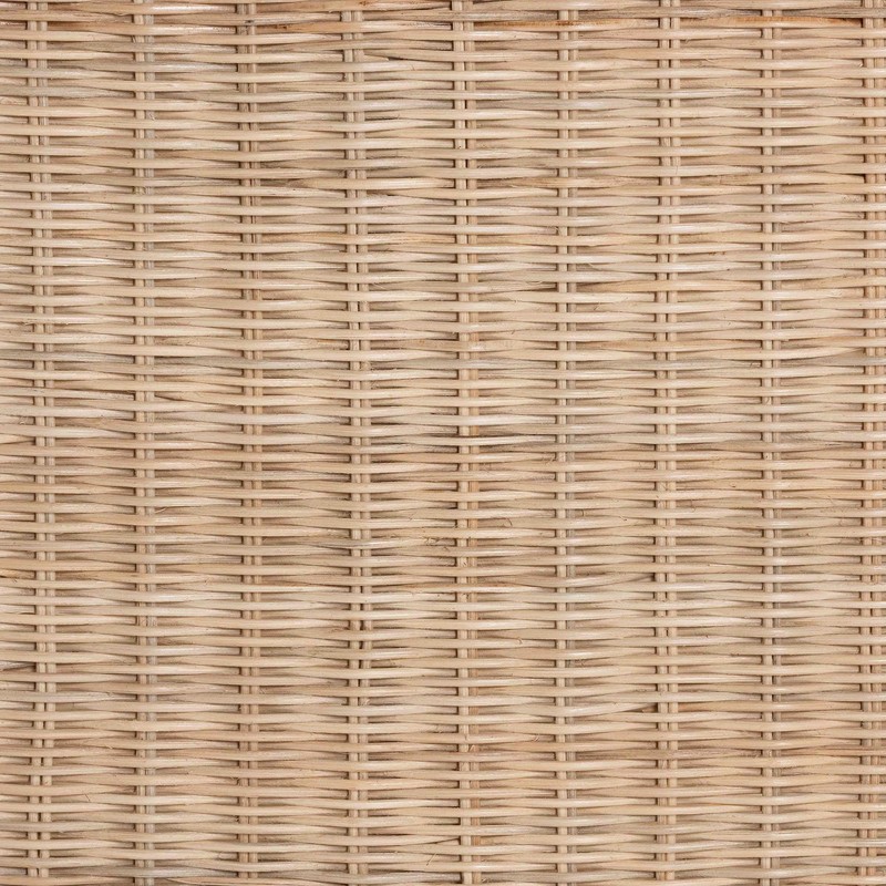 Bali & pari Sumana Bohemian Scallop Natural Rattan and Mahogany