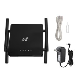 Unlocked 4G LTE WiFi Modem Router 300Mbps 32 Users 64MB Memory 16MB Flash High Speed WiFi Router with SIM Card Slot for Home