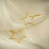 Simple Star Earrings for Women, Hollow Star Dangle Drop Earrings
