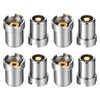 Giantree 8 Pcs Gilding Magnetic Threaded Soldering Iron Ring Adapter