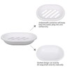 TOPSKY 2-pack Soap Dish, Soap Holder, Soap Saver, Easy Cleaning,