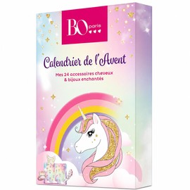 Bo... Paris Advent Calendar Christmas Calendar with 24 Hair Accessories and Enchanted Jewellery - Gift Idea Girls - Set of 1