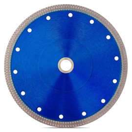 GoYonder 7 Inch Super Thin Diamond Saw Blade for Cutting Porcelain Tiles,Granite Marble Ceramics (7"-Blue-2PCS)