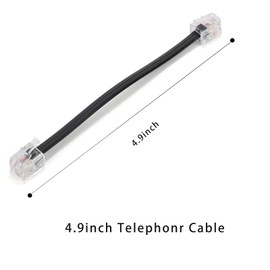 Phone Line Splitter,Telephone Splitter,with RJ11 6P4C Plugs,Suitable for Telephone,Fax Machine (5)