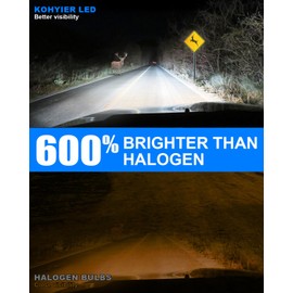 H11 LED Headlight Bulb, 20000LM Super Bright 6000K Xenon White H9 LED Bulb, All-in-One 1:1 Mini Size Wireless Plug and Play Car H8 H9 LED Headlight Conversion Kit, Pack of 2