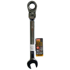 Sankyo Corporation TRG-17F trad Oscillating 72 Angle Combination Gear Wrench 0.7 inch (17 mm)