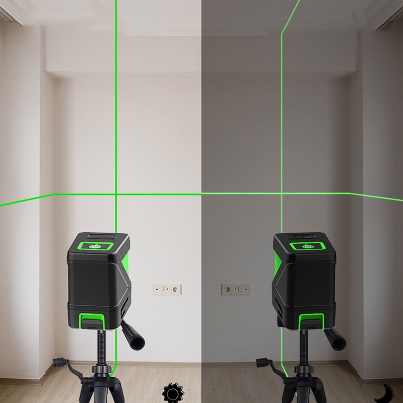 Laser Line Level Tool 5m Range High Visibility 2 Green