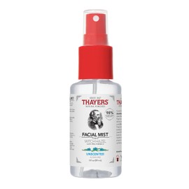 THAYERS Thayers Alcohol-Free Witch Hazel Facial Mist Toner with Aloe Vera, Unscented, Soothing and Hydrating, for All Skin Types, Trial Size, 3 oz