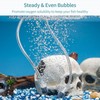 Pawfly Aquarium 0.6 Inch Air Stone Cylinder Bubble Diffuser Release