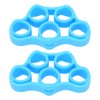 2pcs Silicone Finger Exerciser Improve Finger Dexterity High Flexibility Hand