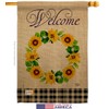Ornament Collection Sweet Home Sunflowers Wreath House Flags Pack Expression