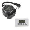 Clear Power Combo Pack: 1-Outlet Grounded EZ Digital Indoor Timer
